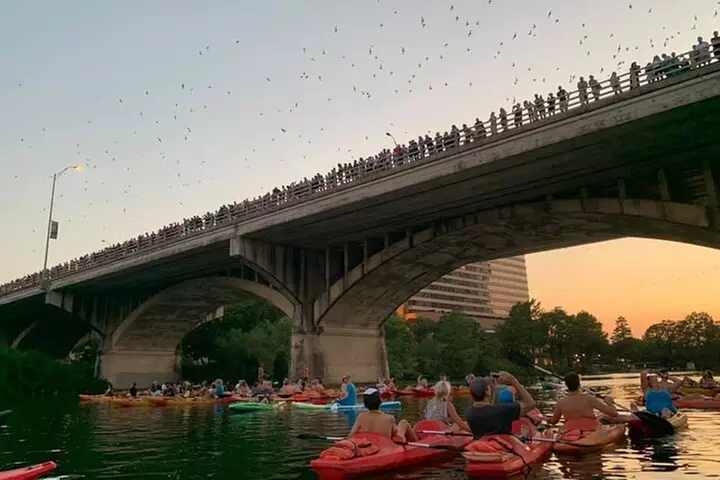 Congress Avenue Bat Bridge Kayak Tour in Austin