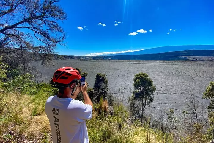 Fat Tire E-Bike Tour through Volcanoes National Park