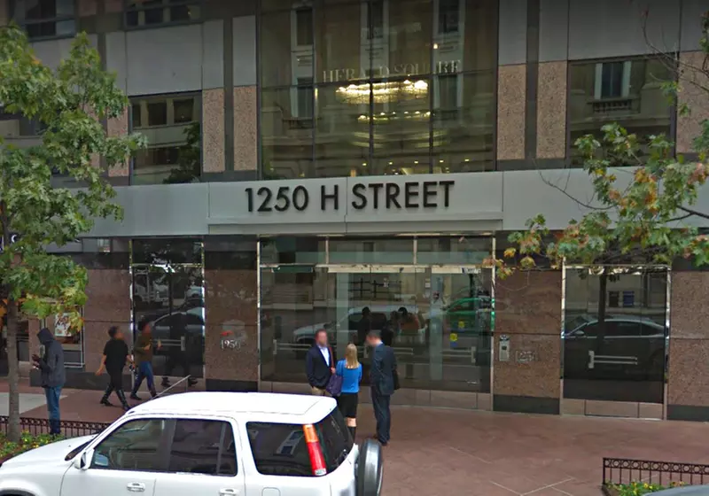 Parking at 1250 H St. NW. Garage