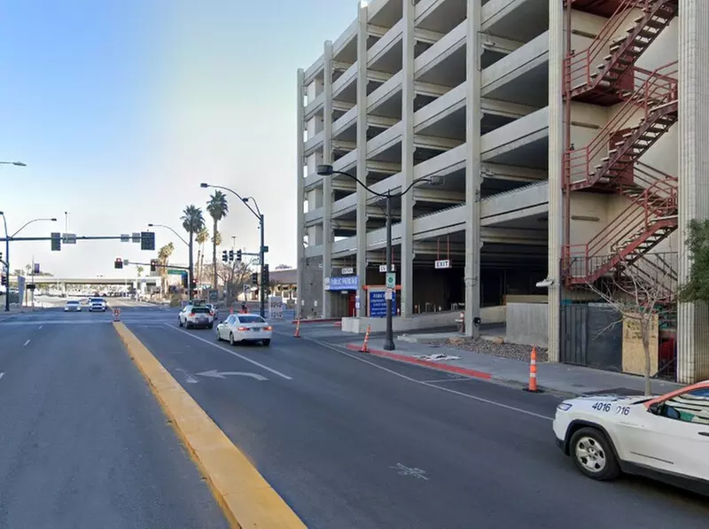 Parking at 282 N. Casino Center Blvd. Garage