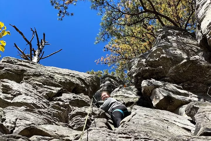 Pilot Mountain Rock Climb with a Certified Guide - Primary Image