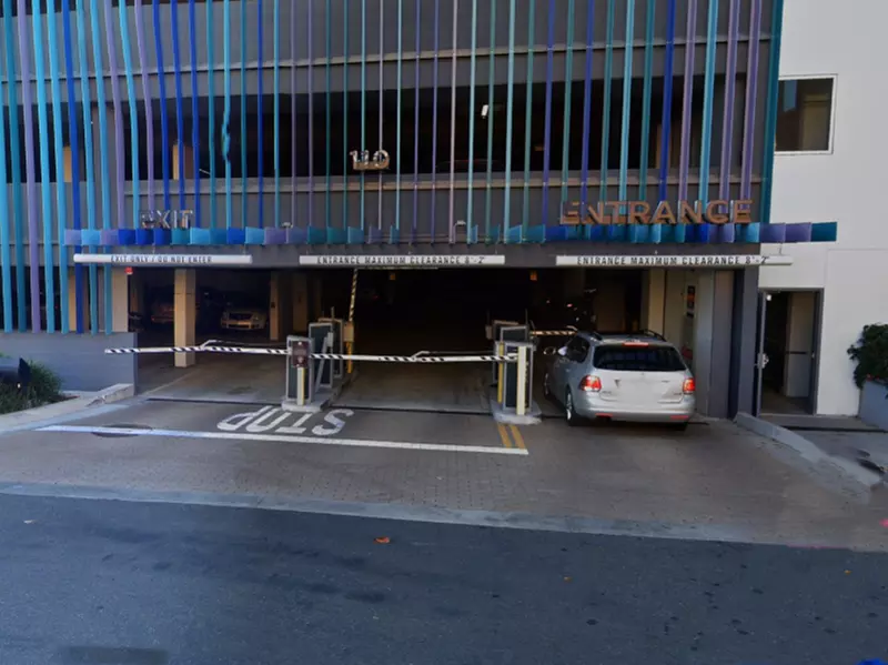 Parking at Hotel Fera Anaheim Garage