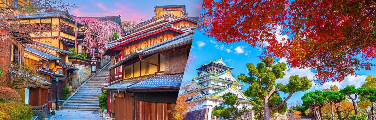 ✈ KANSAI | Osaka - Erlebnisreise Osaka – Kyoto – Nara 3*, 6 Nächte ...