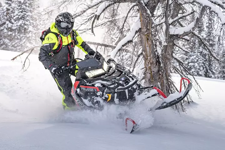 Polaris RMK 850 Snowmobile Rental at Action Rentals MT - Primary Image