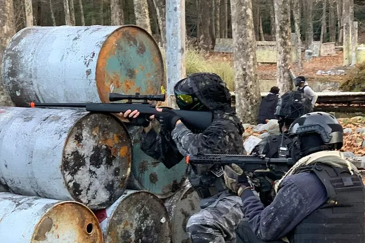 Paintball in the Pocono Mountains Pennsylvania
