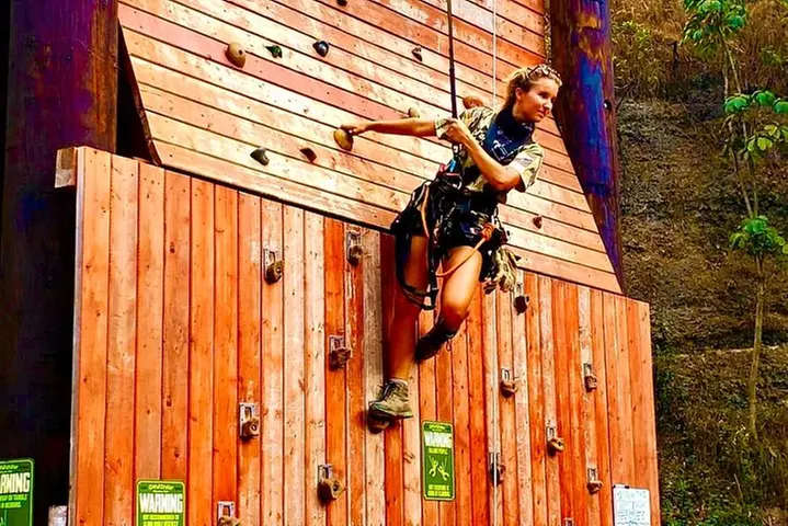 Adventure Course Extreme Including Climbing Wall & Rappel