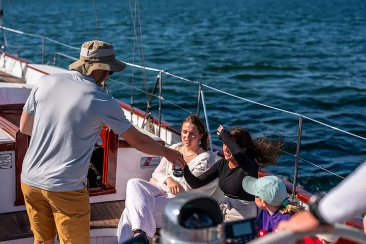 Newport Sunset Sail on Classic Sailboat