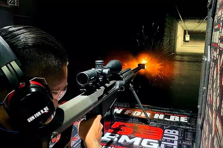 Two-Person BARRETT 50 BMG and AK-47 Package - Second Medium
