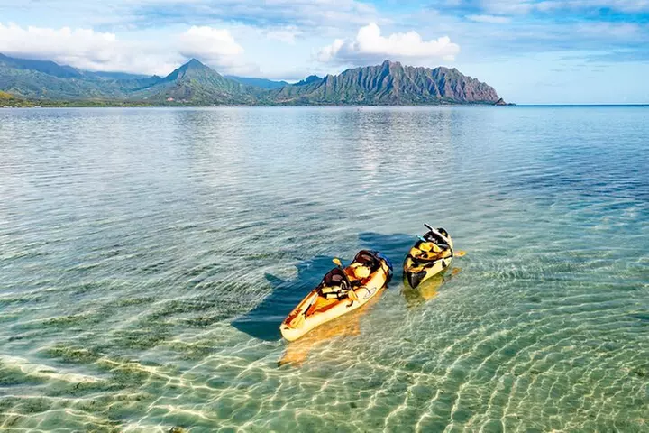 Half-Day Kaneohe Bay Sandbar Self-Guided Kayaking Experience