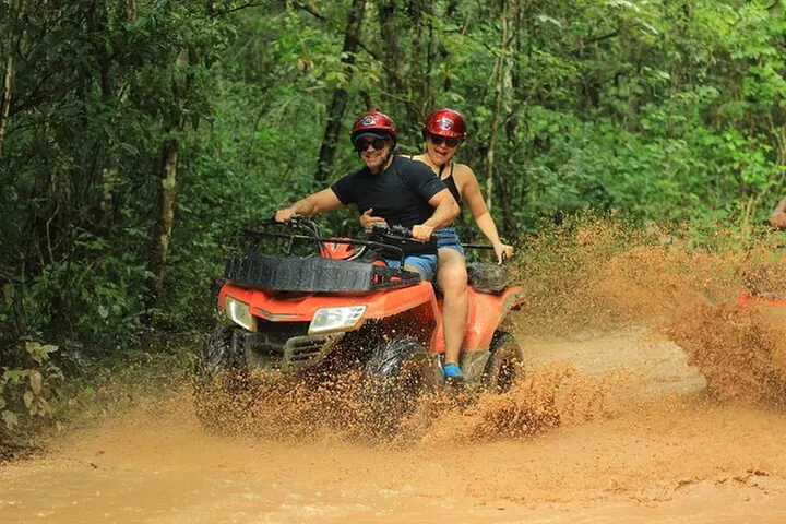 ATV with Ziplines and Cenote From Cancun