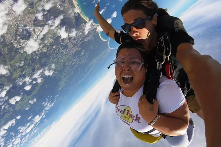 Coffs Harbour Ground Rush or Max Freefall Tandem Skydive on the Beach
