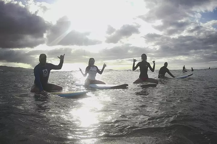 Group Surf Lessons for beginners on the North Shore of Oahu