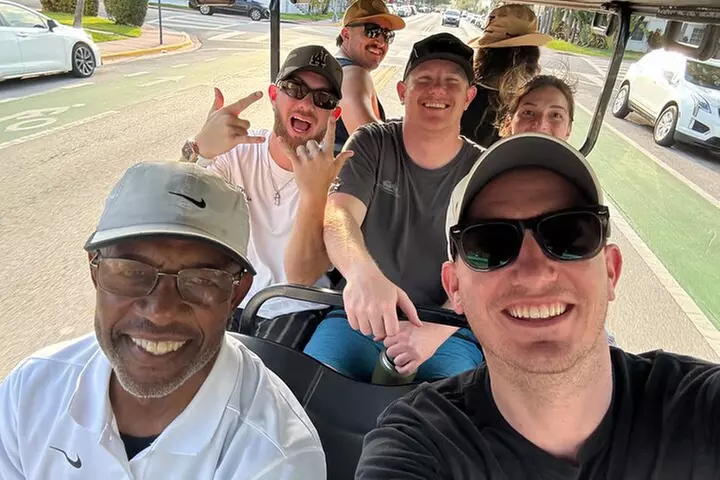 Miami Beach Hop On Hop Off Golf Cart Tour - Primary Image