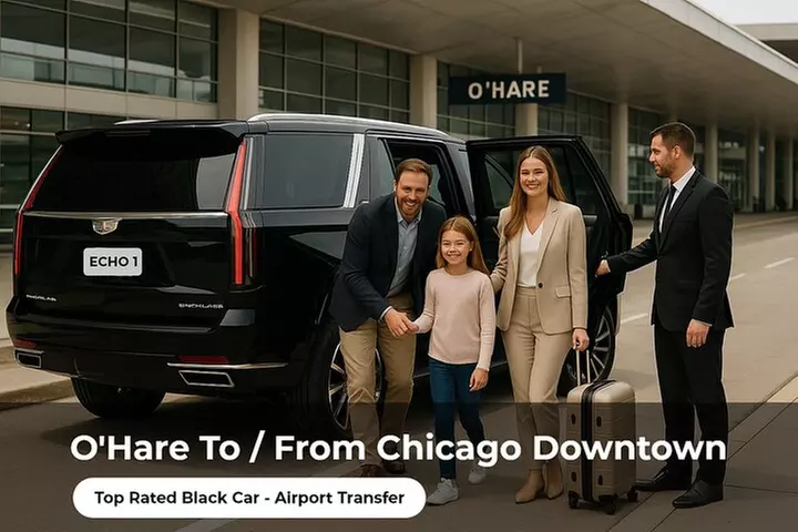 O'Hare Airport Transfer to Chicago, Curbside - Luxury SUV