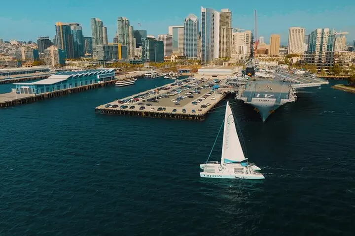 Private Catamaran Cruise Through San Diego Bay - Primary Image