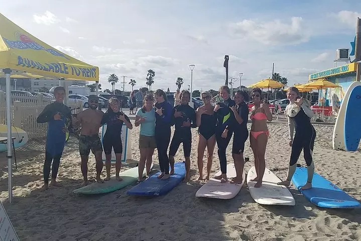 One Hour Surf Lesson with Experienced Instructor