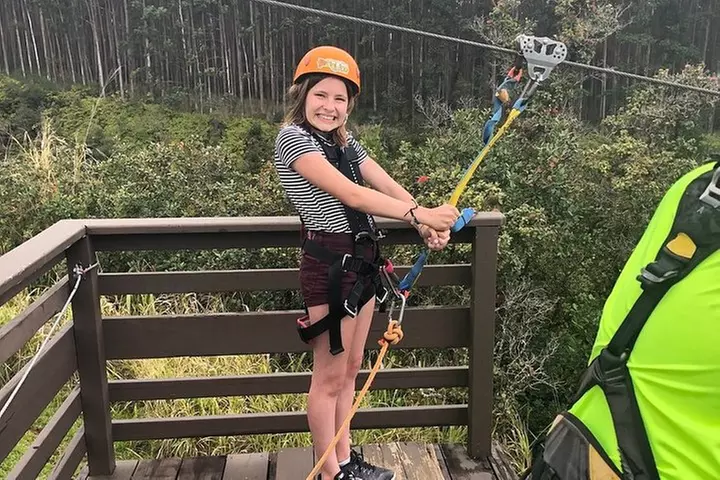 Big Island: 9-Line Waterfall Zipline Experience