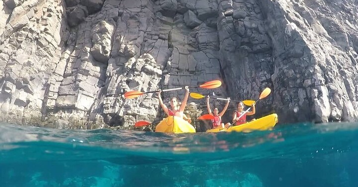 Safari en kayak con avistamiento de delfines y tortugas en Tenerife