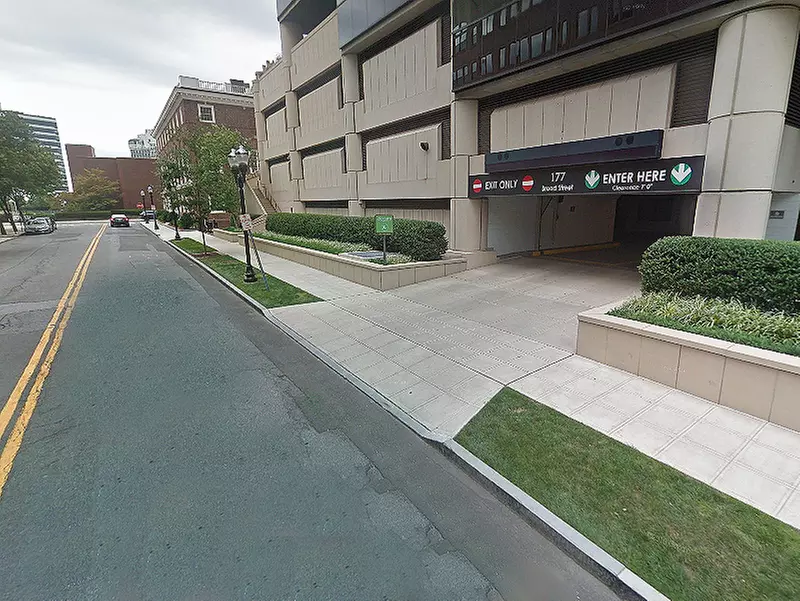 Parking at 177 Broad St. Garage