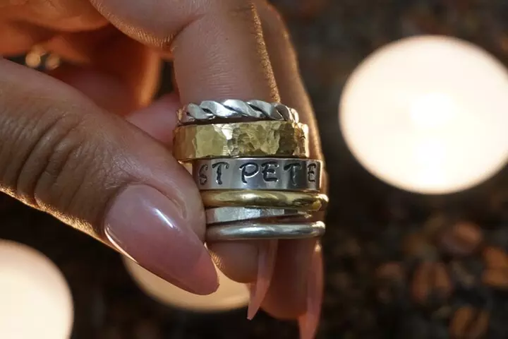 Make your own Silver Ring Downtown St Petersburg, Fl - Primary Image