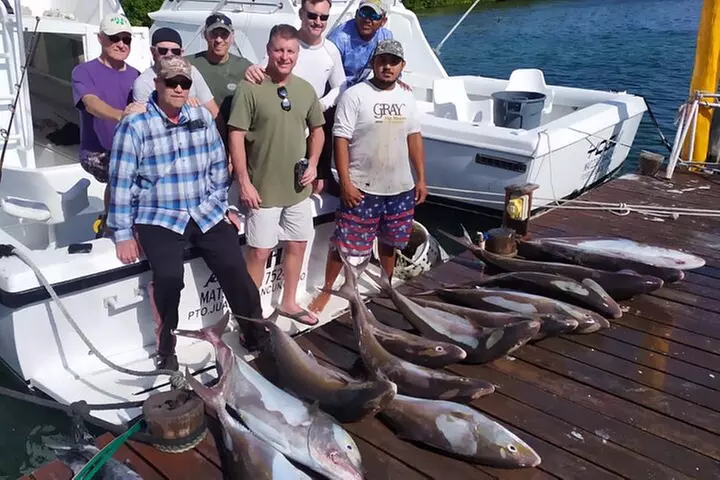 Private fishing charter Bertram 31ft 6 pax max if you don't fish yo...