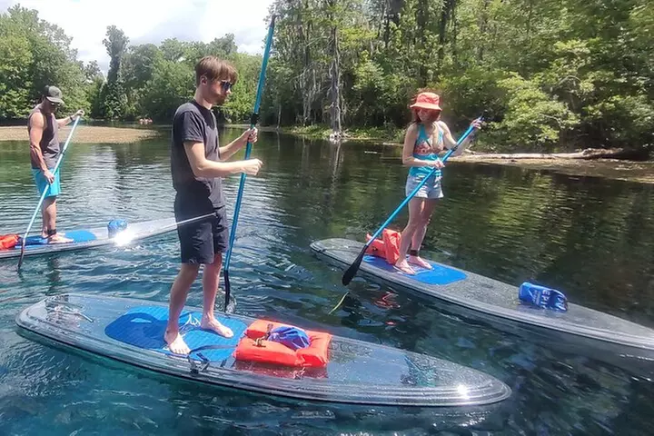 2-Hour Clear Kayak & Clear Paddleboard(SUP) Rental in Orlando
