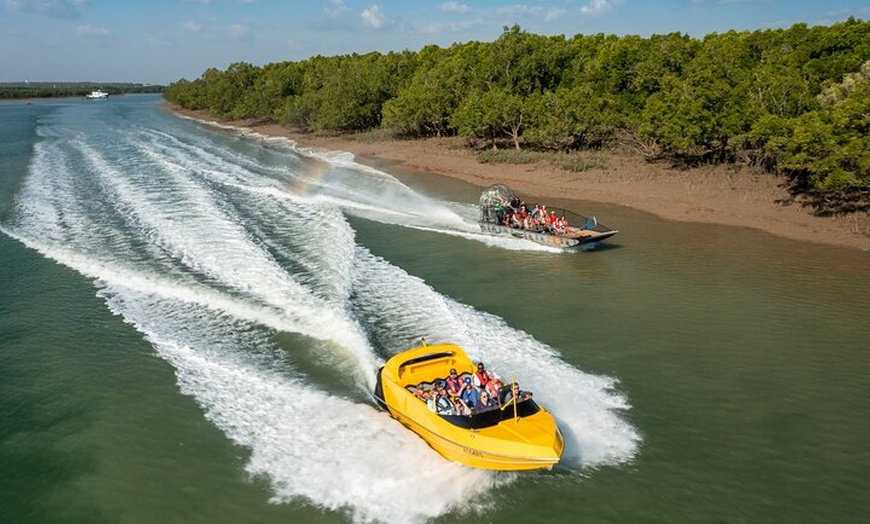 Image 1: 1 Hour Darwin Adventure Boats Tour