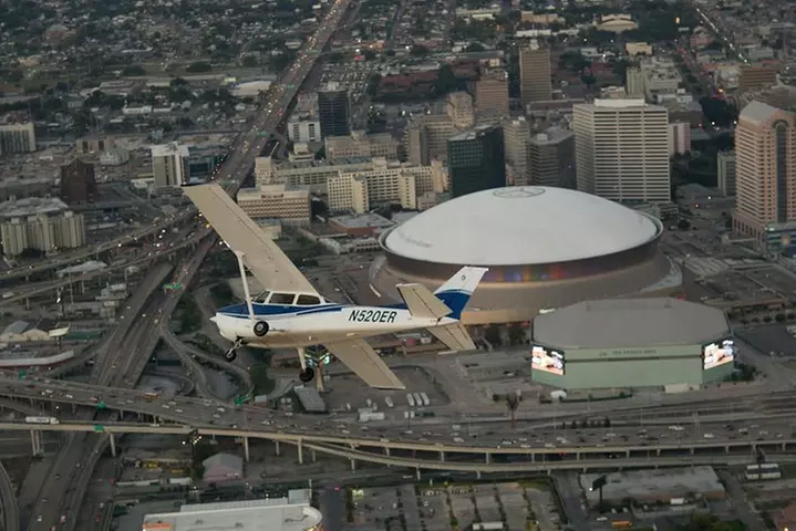 New Orleans VIP Sightseeing Flight with Champagne & Chocolates or W...