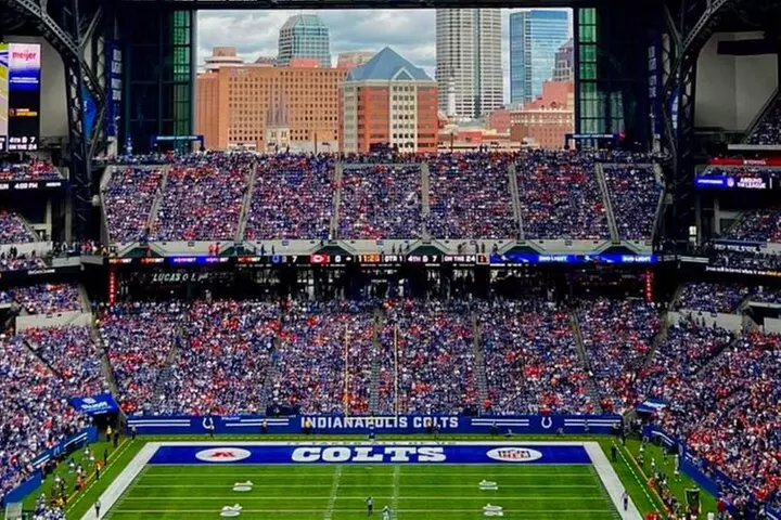 Indianapolis Colts Football Game Ticket at Lucas Oil Stadium - Primary Image
