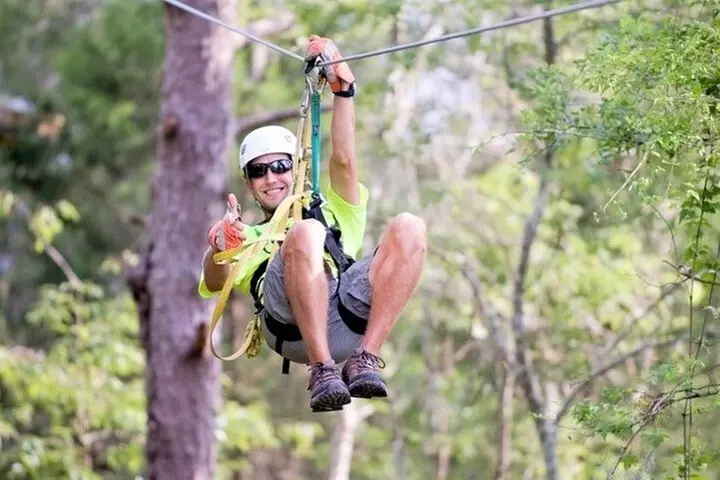 1-Hour "Sky High" Zip Line Adventure Tour with 3 Zip Line Flights Included - Primary Image