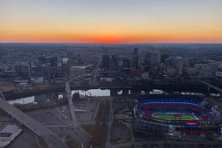 Helicopter Tour Downtown Nashville TN (approx. 30 min)
