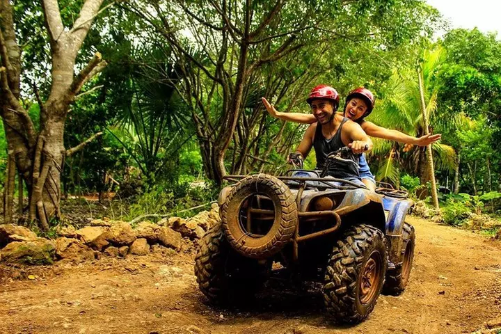 ATVshared,Horseback Riding Cenote &Ziplines from Playa del Carmen