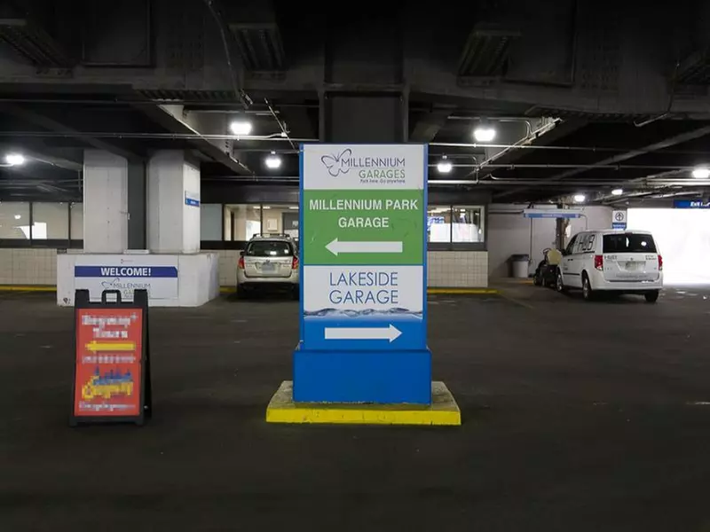 Parking at Millennium Park - Underground Entrance