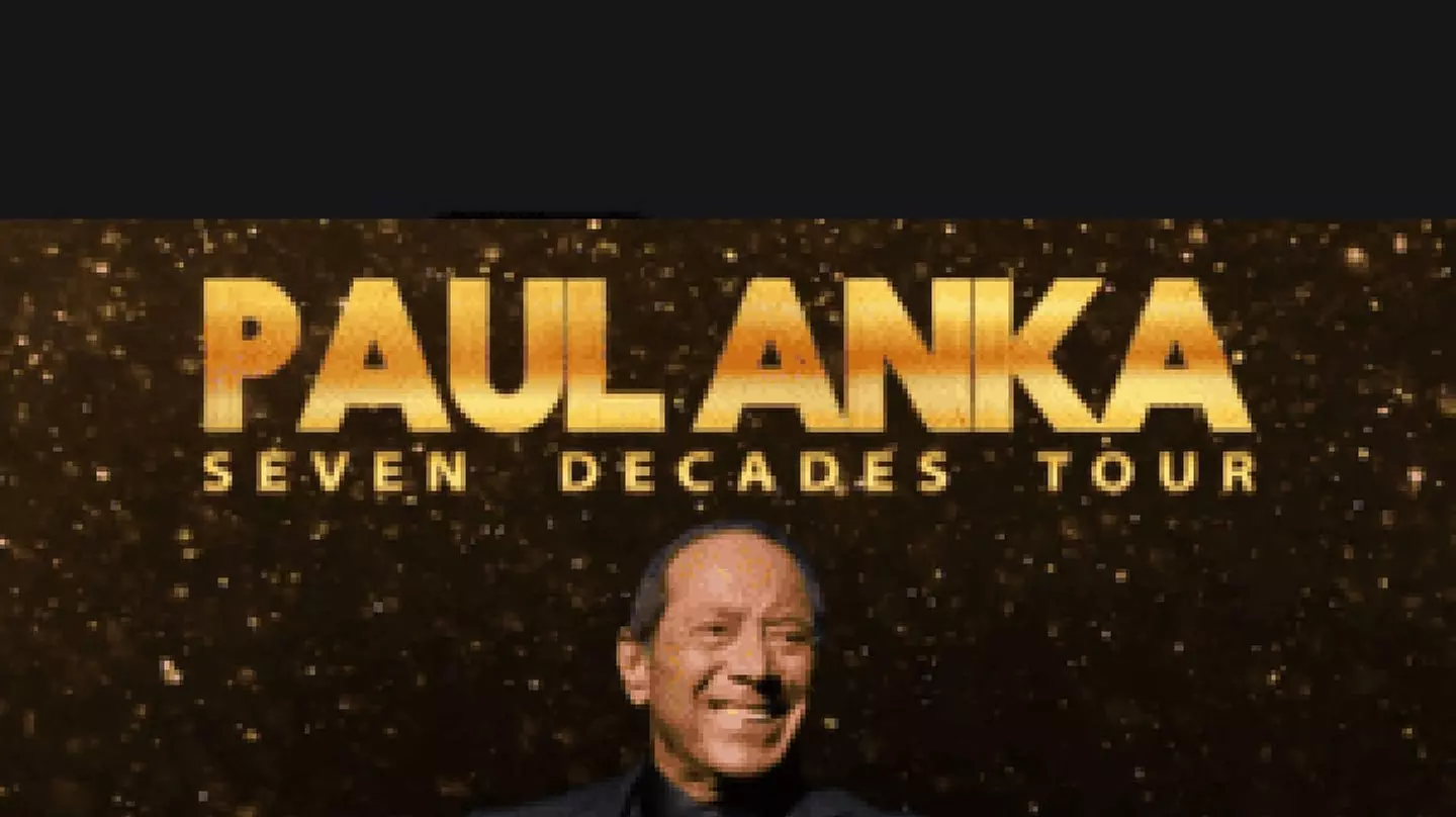 Paul Anka – "Seven Decades Tour" - Friday, Nov 17, 2023 / 8:00pm - Primary Image
