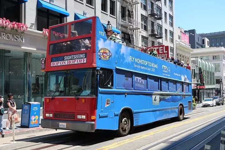 San Francisco: Hop-On Hop-Off Deluxe Bus Tour with 20 Stops - Primary Image