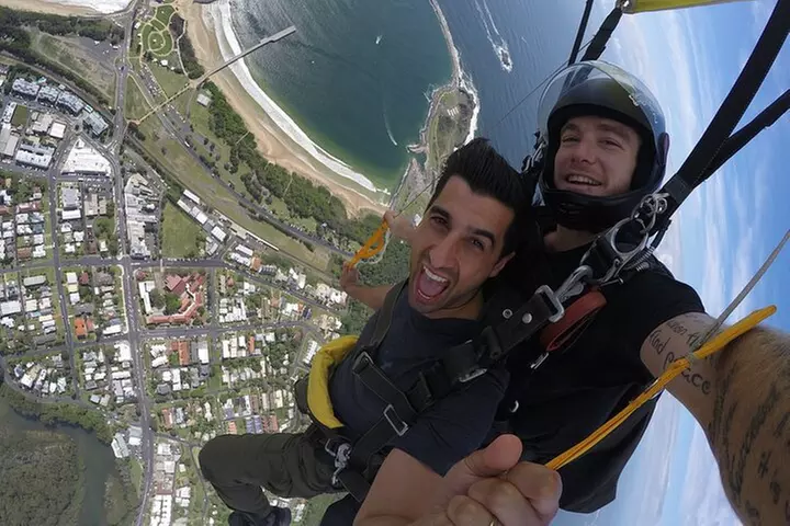 Coffs Harbour Ground Rush or Max Freefall Tandem Skydive on the Beach