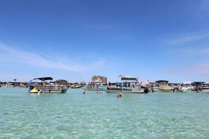 Okaloosa Island Fun Half Day Pontoon Boat Rental