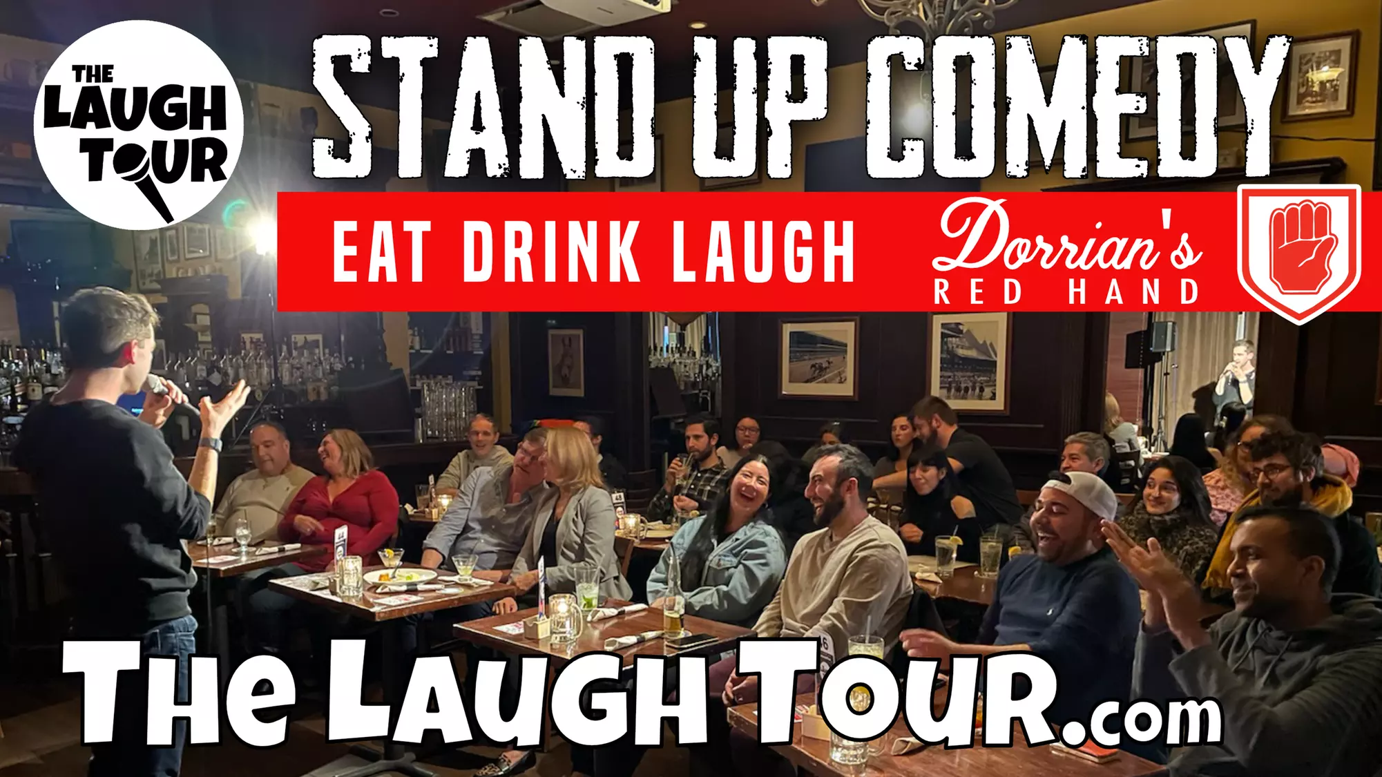 The Laugh Tour Comedy Show @ Dorrian's JC / Newport - Saturday, Oct 29, 2022 / 8:30pm - Primary Image