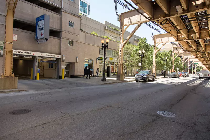 Parking at 180 N. Jefferson St. Garage