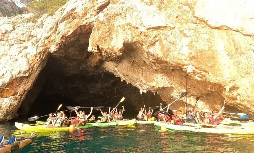 Image 7: Excursión en kayak en Jávea ,Cala Granadella ( Esnórquel) Caló,llop...