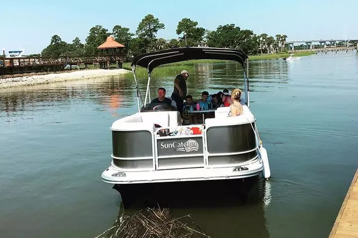 5-Hour Private Hilton Head Pontoon Boat Rental