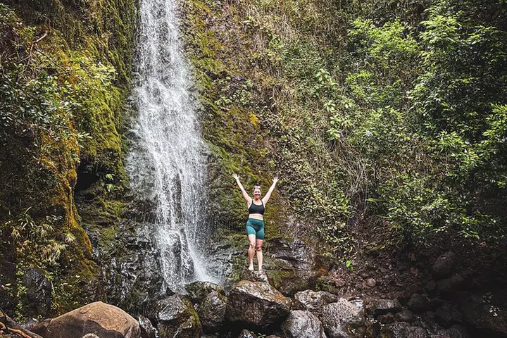 Waterfall Hike in Hawai'i Rainforest Trail
