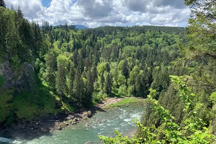 Guided forest hike to Seattle waterfalls incl. Snoqualmie Falls