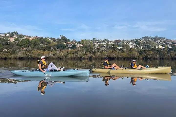 Guided Kayak Tour on Launceston's scenic waterfront on foot powered Hobie kayaks - Primary Image