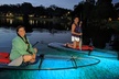 LED Glow in the Dark Clear Kayak or Clear Paddleboard in Paradise - Second Medium