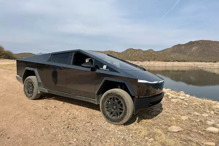 The Original Tesla Cybertruck/Jetsurf Tour in the Sonoran Desert