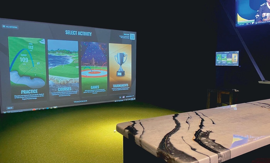 Image 1: $25 For 1-Hour Of Indoor Golf For 2 People (Reg. $50)