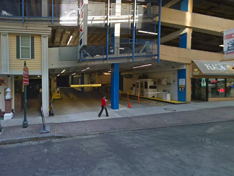 Parking at 218 Peachtree St. Garage