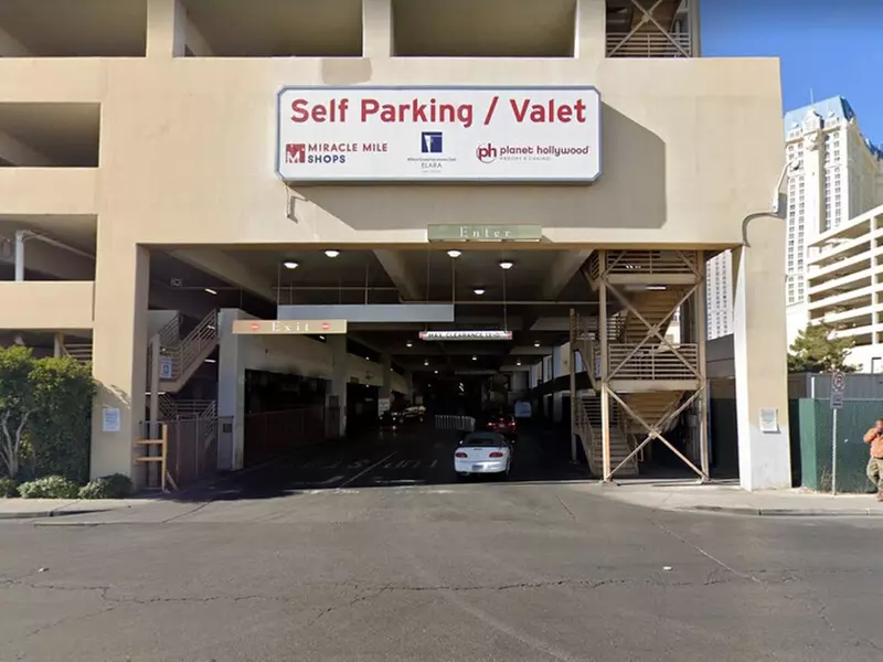 Parking at Miracle Mile Shops - Main Garage