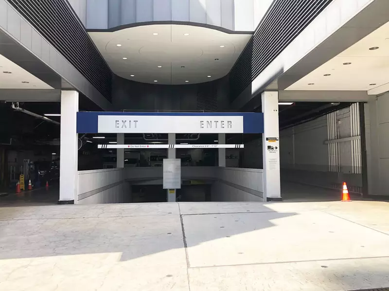 Parking at The Gas Company Tower Garage